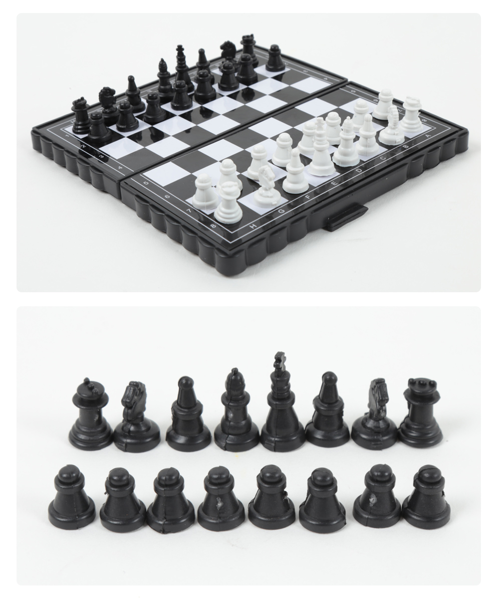 Magnetic Travel Chess Set with Folding Chess Board for Kids Adults