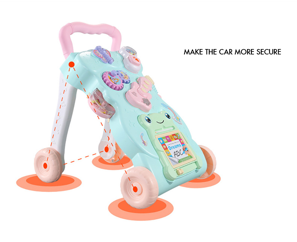 Multifunction Baby Rollover Prevention Sit-to-Stand Learning Walker Multifunction Baby Rollover Prevention Sit-to-Stand Learning Walker