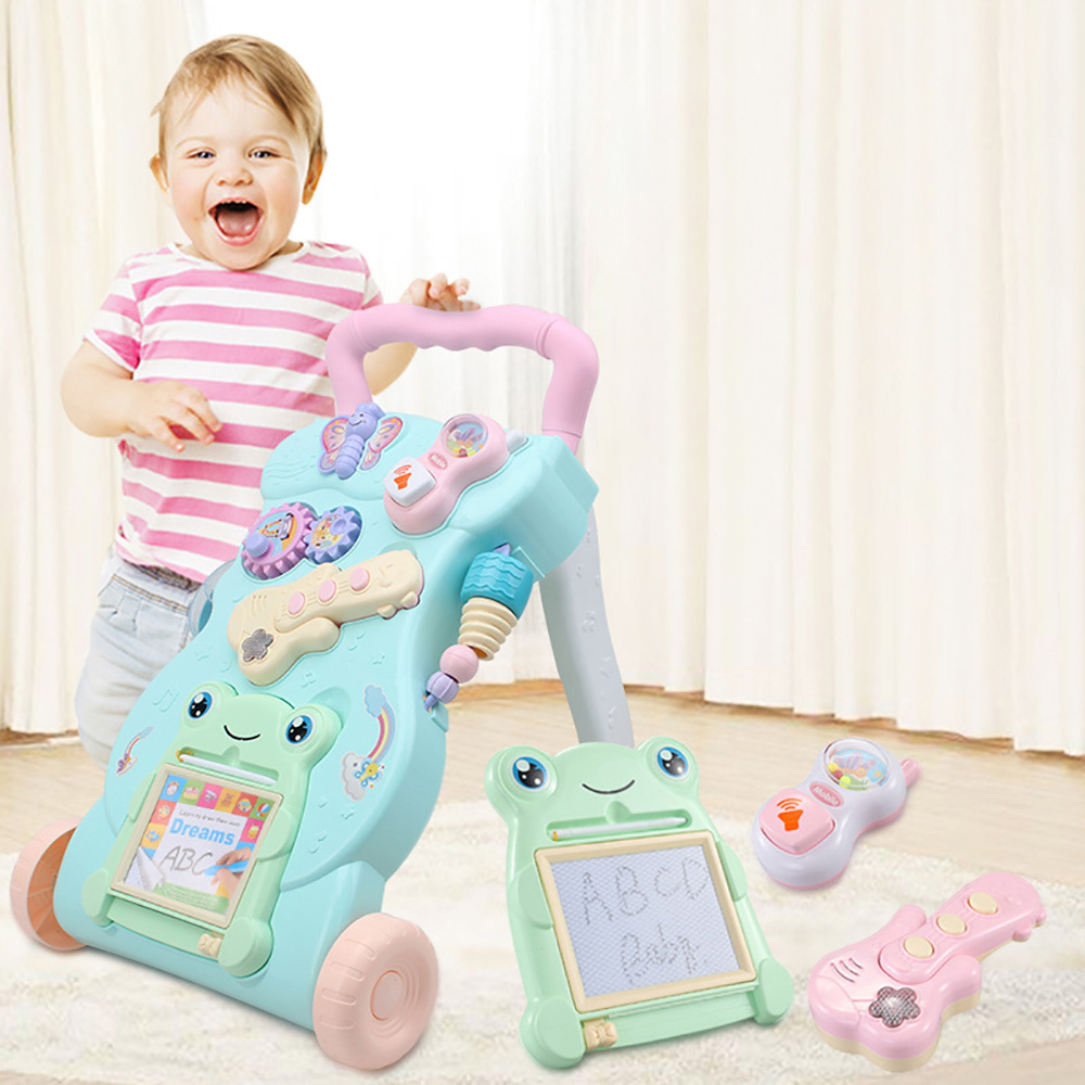 Multifunction Baby Rollover Prevention Sit-to-Stand Learning Walker