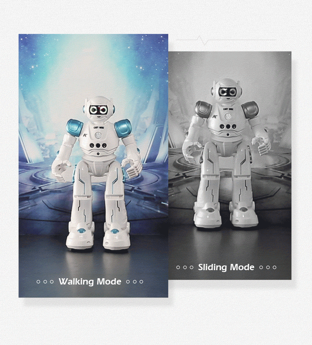 JJRC R11 Cady Wike Robot Song Dance Light Gliding Toy for Children JJRC R11 Cady Wike Robot Song Dance Light Gliding Toy for Children