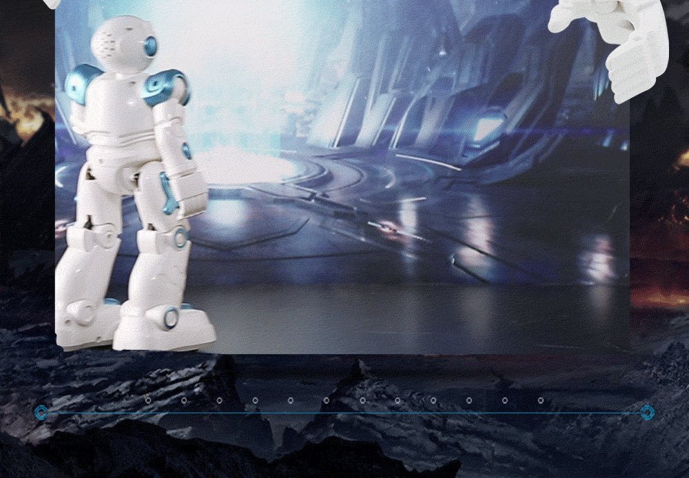 JJRC R11 Cady Wike Robot Song Dance Light Gliding Toy for Children JJRC R11 Cady Wike Robot Song Dance Light Gliding Toy for Children
