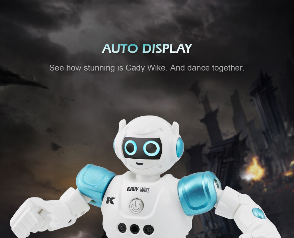 JJRC R11 Cady Wike Robot Song Dance Light Gliding Toy for Children JJRC R11 Cady Wike Robot Song Dance Light Gliding Toy for Children