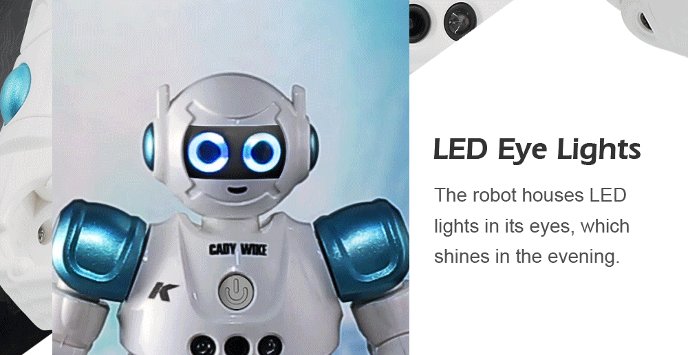 JJRC R11 Cady Wike Robot Song Dance Light Gliding Toy for Children JJRC R11 Cady Wike Robot Song Dance Light Gliding Toy for Children