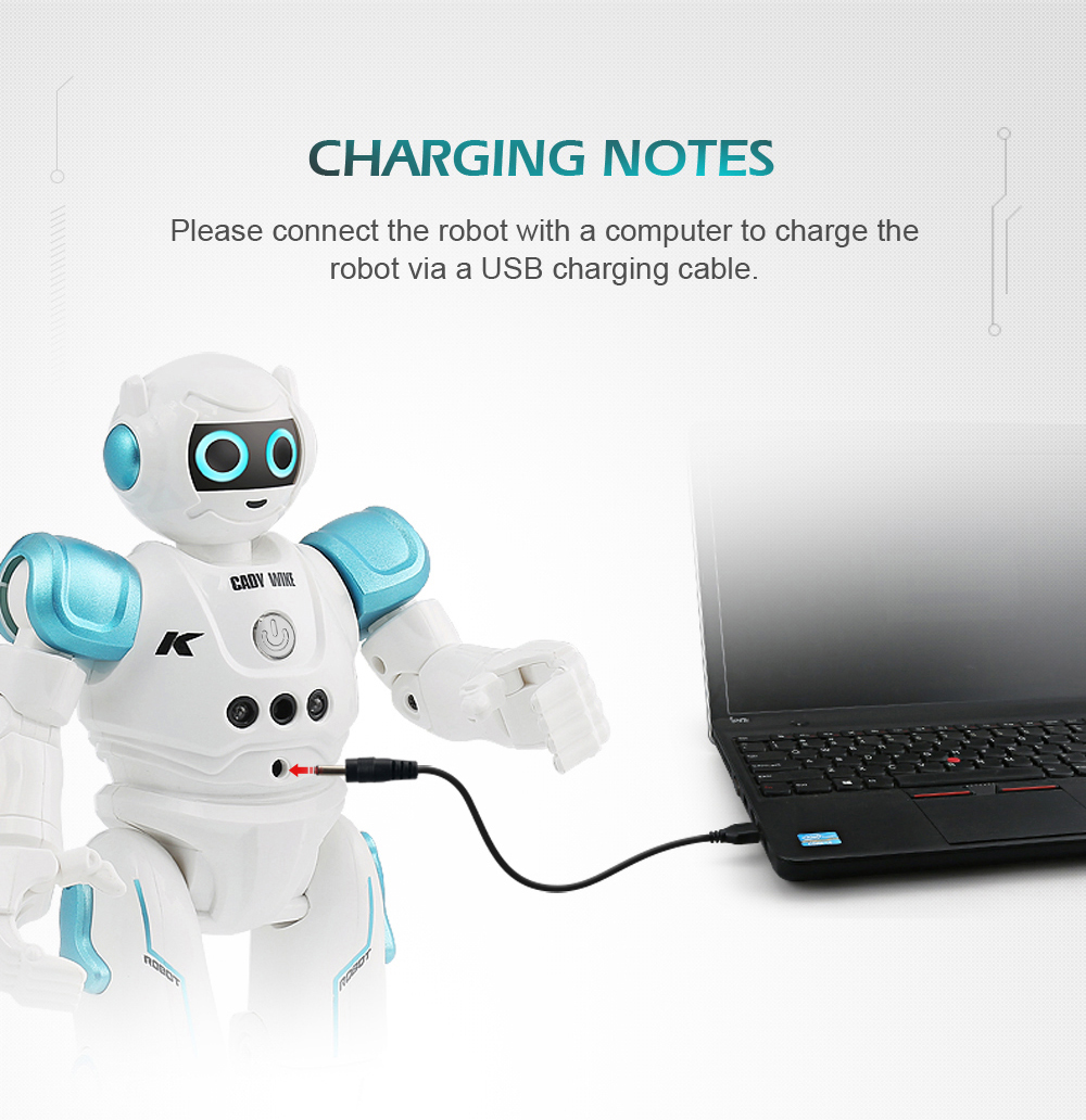 JJRC R11 Cady Wike Robot Song Dance Light Gliding Toy for Children JJRC R11 Cady Wike Robot Song Dance Light Gliding Toy for Children