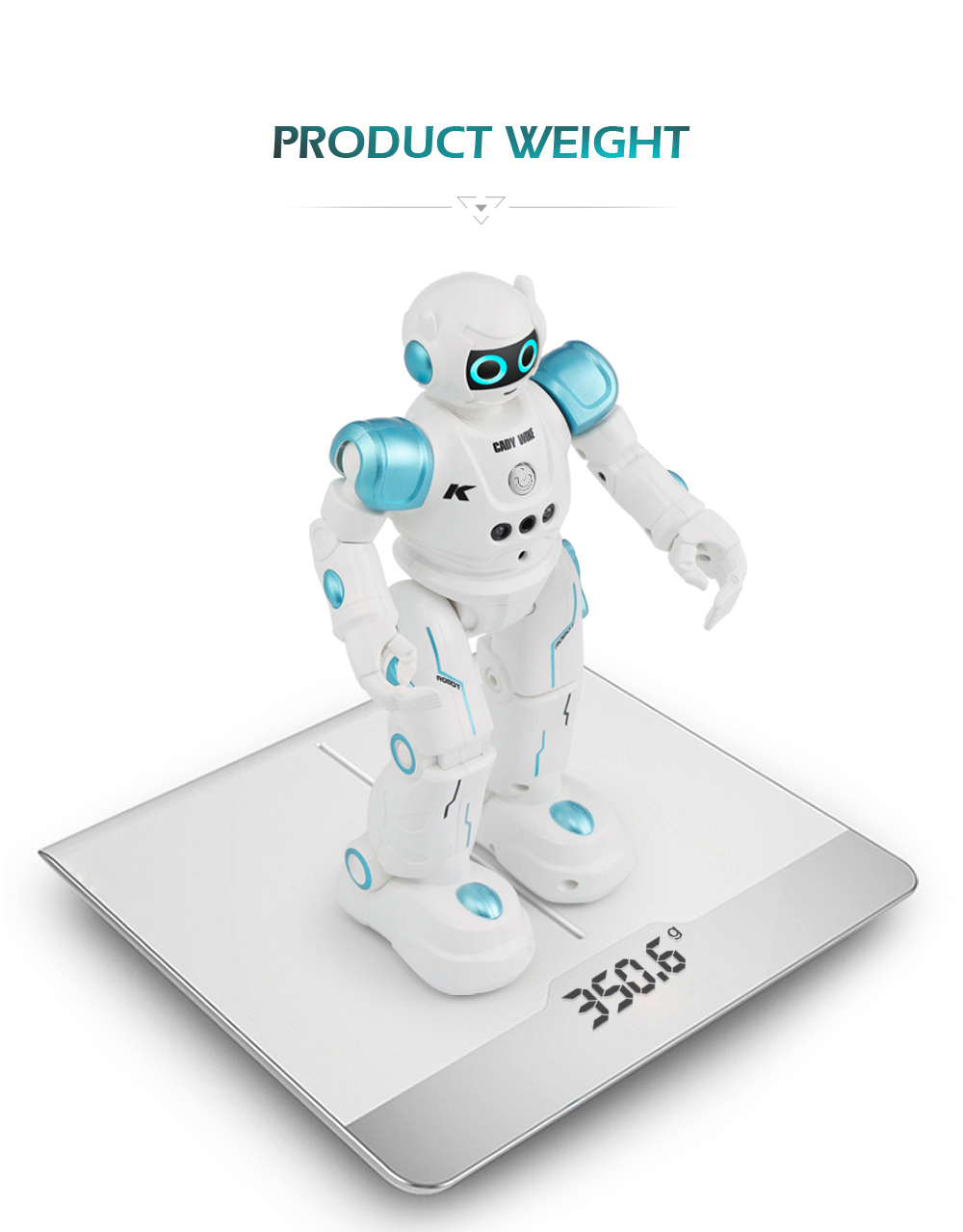 JJRC R11 Cady Wike Robot Song Dance Light Gliding Toy for Children JJRC R11 Cady Wike Robot Song Dance Light Gliding Toy for Children
