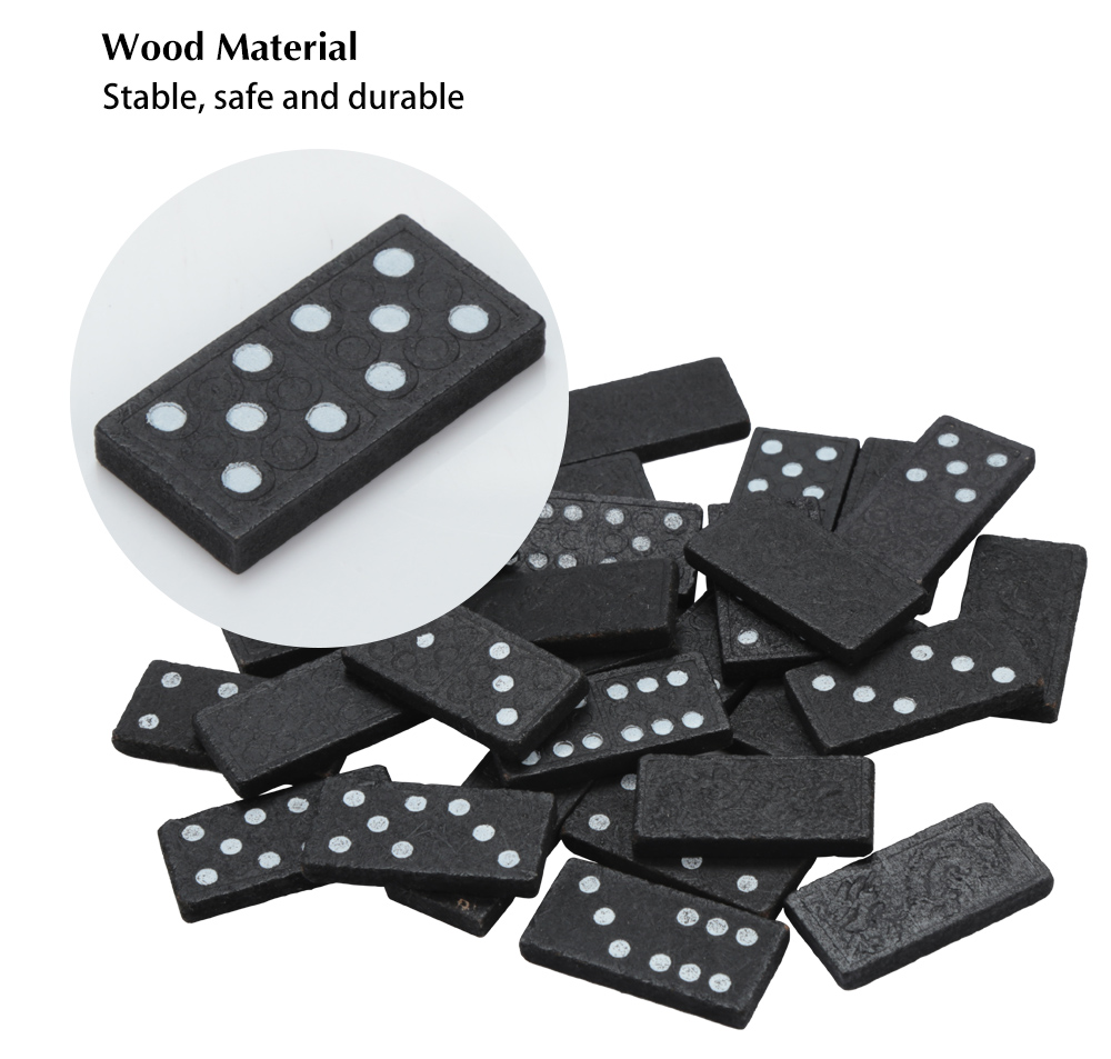 28pcs Classic Double Six Domino Pieces with Wooden Box 28pcs Classic Double Six Domino Pieces with Wooden Box