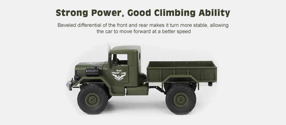 JJRC Q62 1/16 2.4G 4WD Off-Road Military Truck Crawler RC Car Toy JJRC Q62 1/16 2.4G 4WD Off-Road Military Truck Crawler RC Car Toy