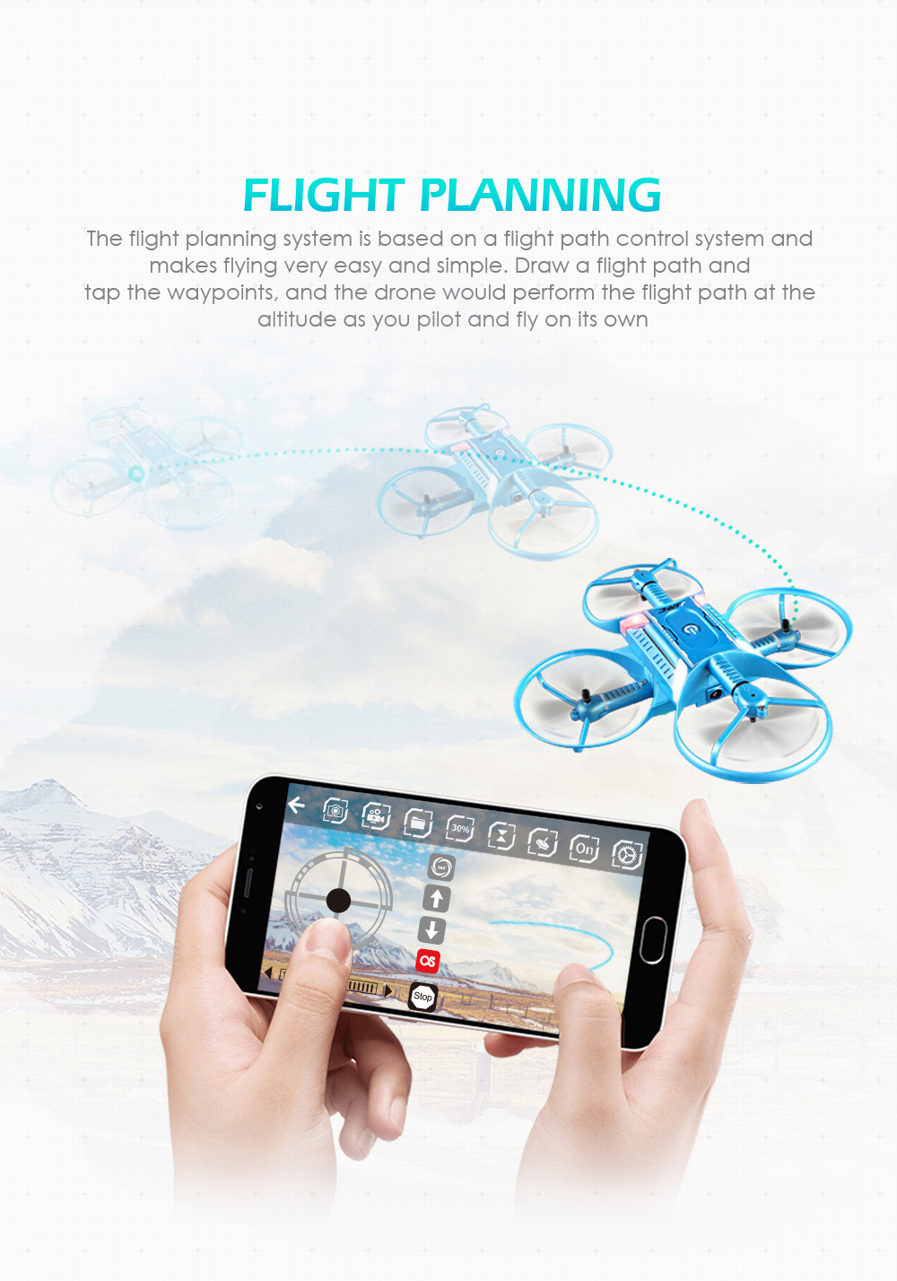 JJRC H60 WiFi FPV 720P RC Drone JJRC H60 WiFi FPV 720P RC Drone