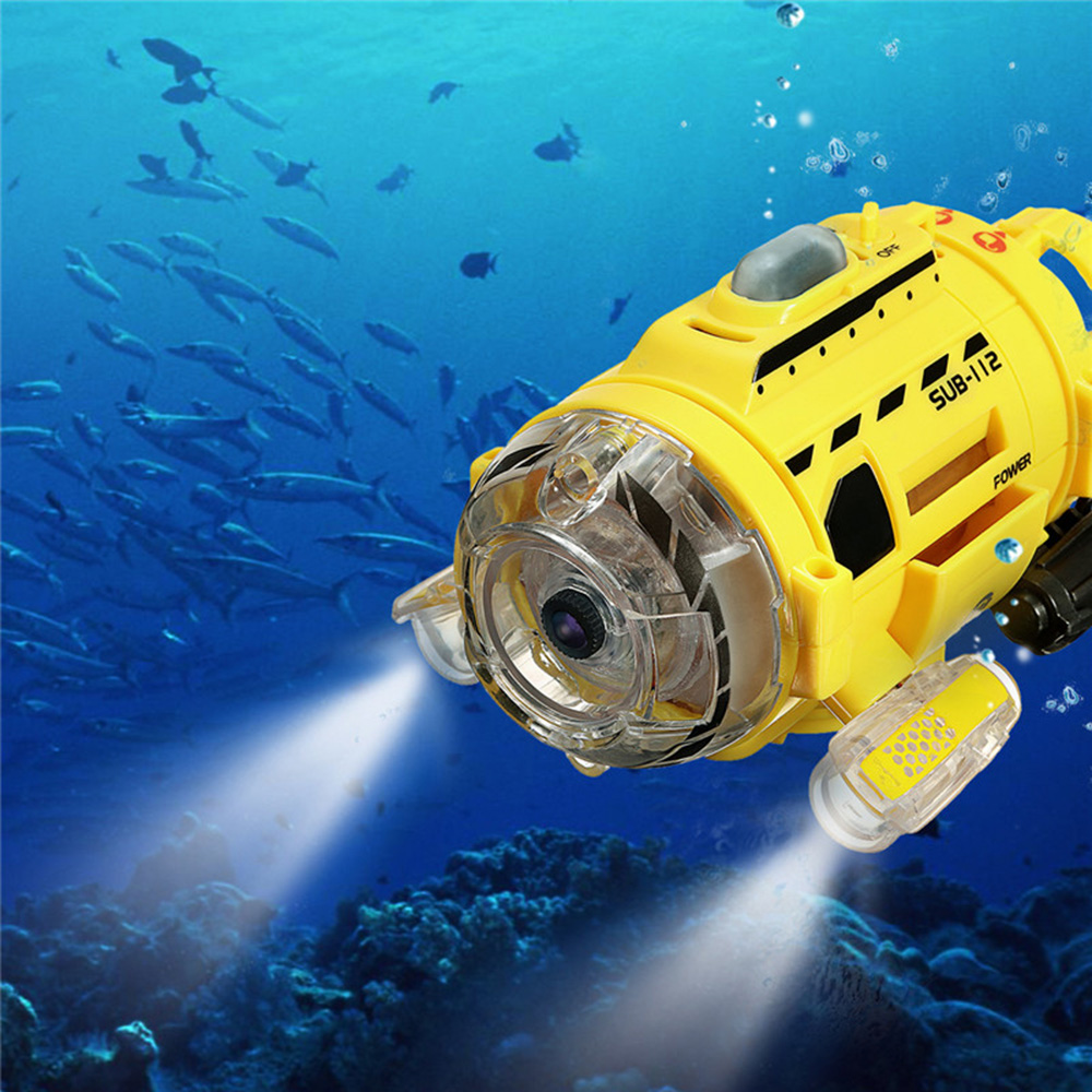 Infrared Control Aqua RC Submarine with 0.3MP Camera and Light RC Toy for Kids