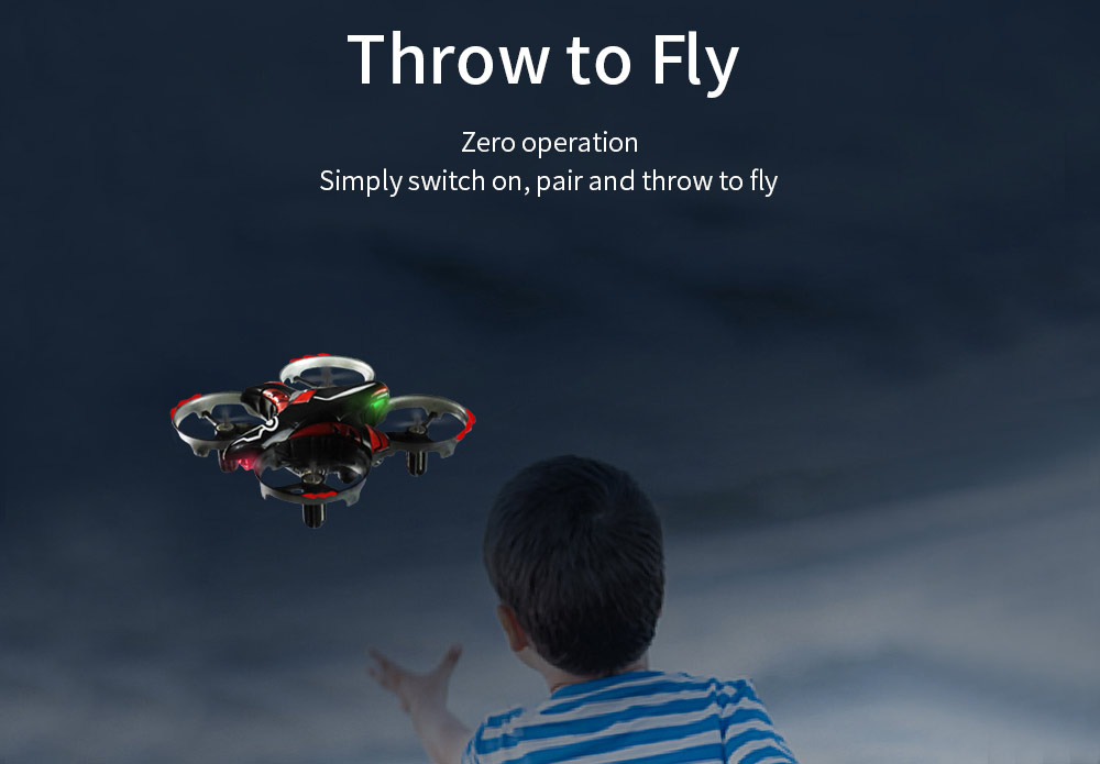 JJRC H56 TaiChi RC Drone Interactive Altitude Hold Gesture Control Throw Shake Fly 3D Flip One Key Takeoff Landing JJRC H56 TaiChi RC Drone Interactive Altitude Hold Gesture Control Throw Shake Fly 3D Flip One Key Takeoff Landing