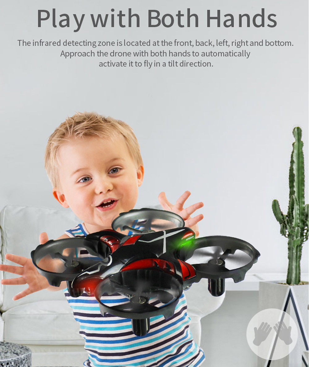 JJRC H56 TaiChi RC Drone Interactive Altitude Hold Gesture Control Throw Shake Fly 3D Flip One Key Takeoff Landing JJRC H56 TaiChi RC Drone Interactive Altitude Hold Gesture Control Throw Shake Fly 3D Flip One Key Takeoff Landing