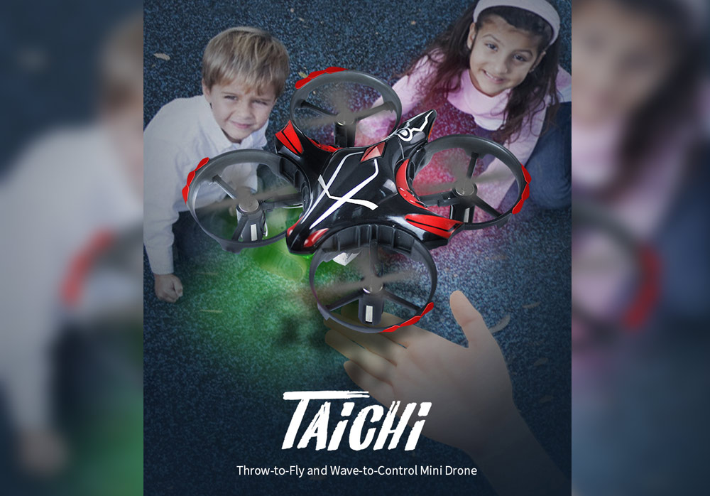 JJRC H56 TaiChi RC Drone Interactive Altitude Hold Gesture Control Throw Shake Fly 3D Flip One Key Takeoff Landing