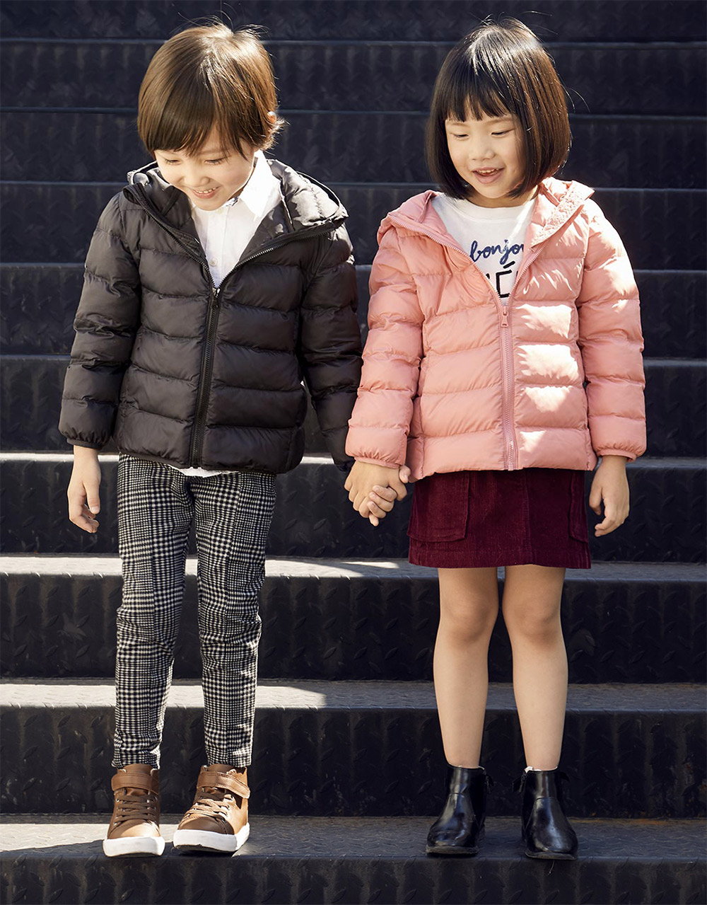 Lightweight Cotton-padded Unisex Coat for Children