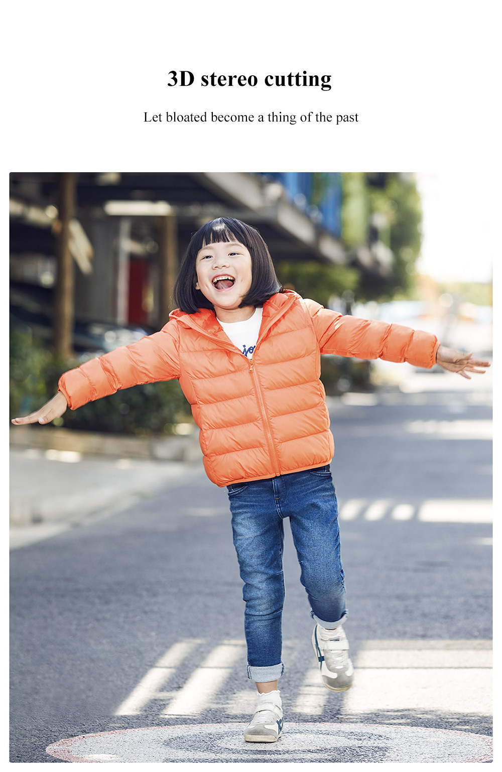 Lightweight Cotton-padded Unisex Coat for Children