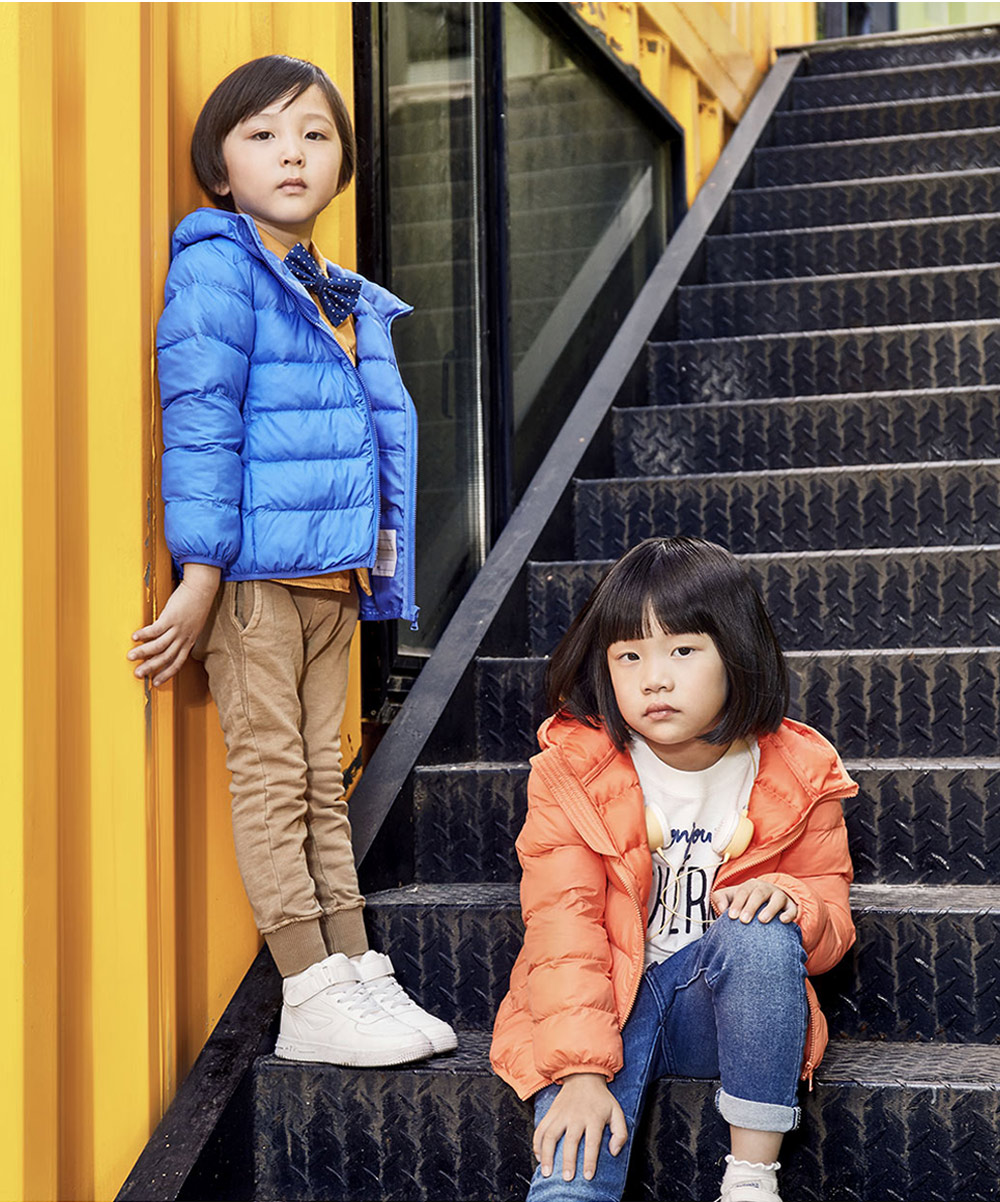Lightweight Cotton-padded Unisex Coat for Children Lightweight Cotton-padded Unisex Coat for Children