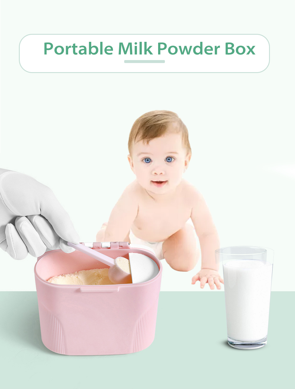 Multifunction Travel Baby Portable Milk Powder Box