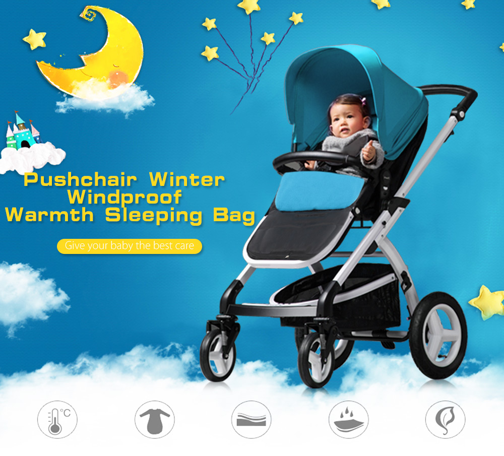 Pushchair Footmuff Warm Toe Cover Winter Windproof Warmth Sleeping Bag