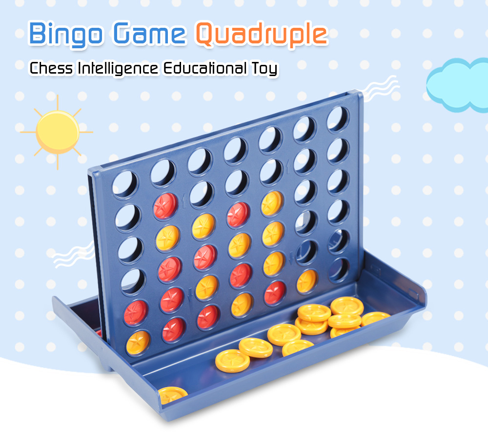Bingo Game Quadruple Chess Intelligence Educational Toy