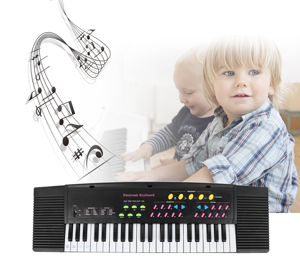 Children 44-key Middle Electronic Keyboard with Microphone