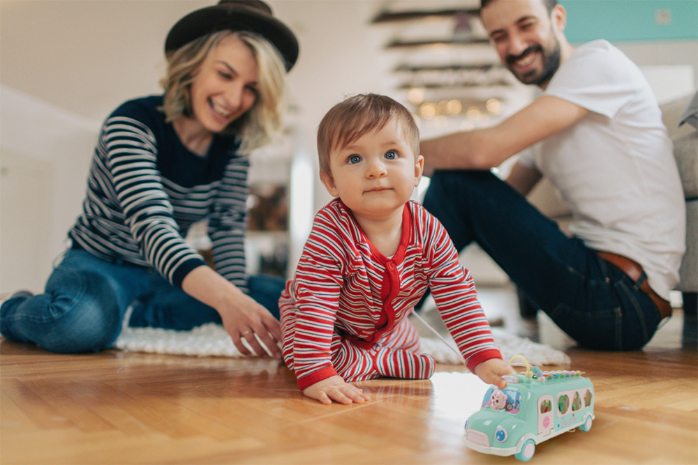 Baby Music Bus with Percussion Piano Matching Blocks