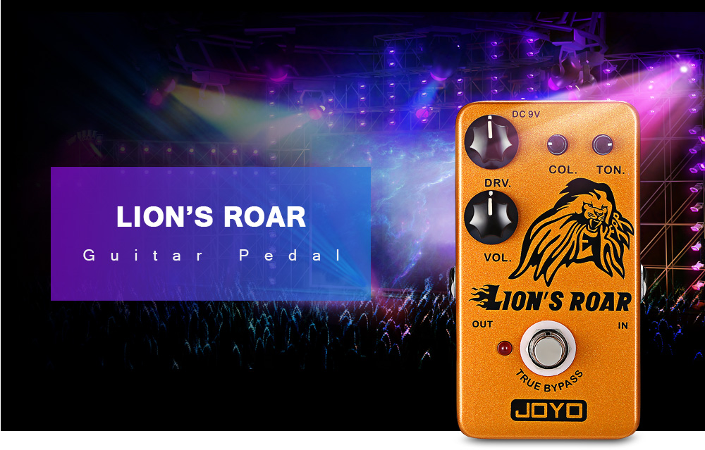 JOYO JF - MK Lion's Roar Effects Pedal Guitar Accessory JOYO JF - MK Lion's Roar Effects Pedal Guitar Accessory