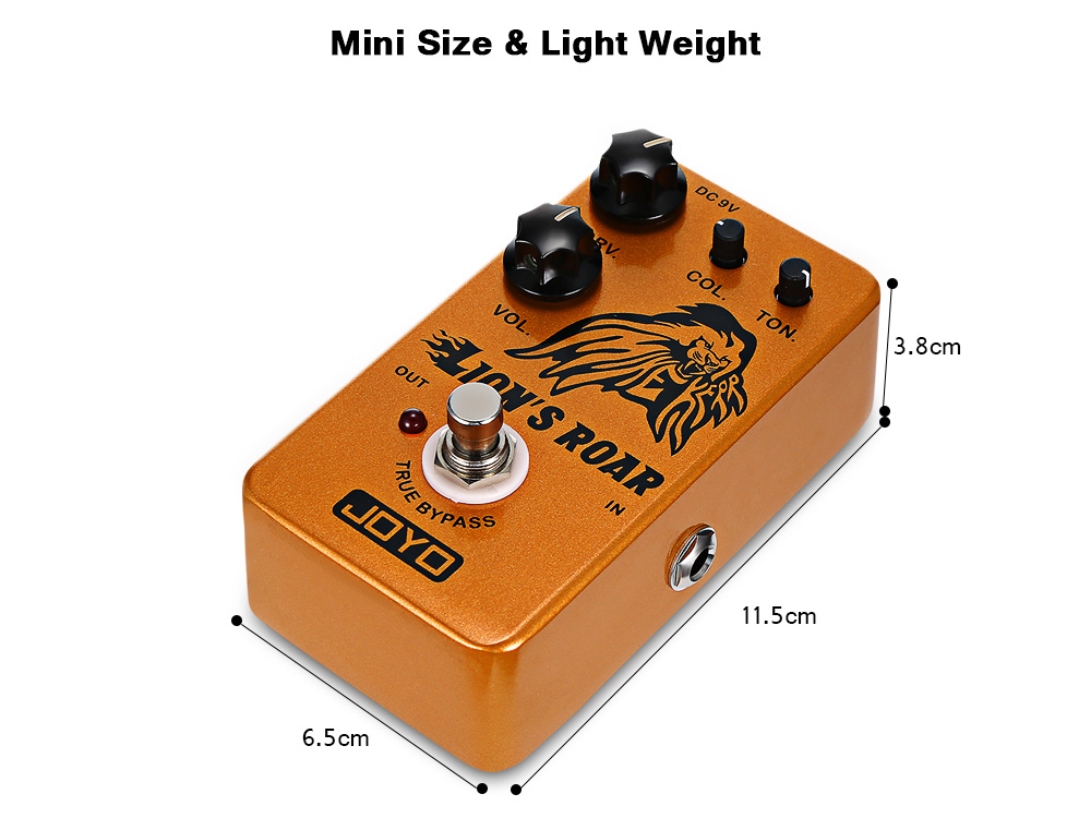 JOYO JF - MK Lion's Roar Effects Pedal Guitar Accessory JOYO JF - MK Lion's Roar Effects Pedal Guitar Accessory
