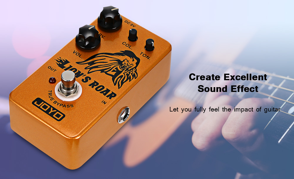 JOYO JF - MK Lion's Roar Effects Pedal Guitar Accessory JOYO JF - MK Lion's Roar Effects Pedal Guitar Accessory