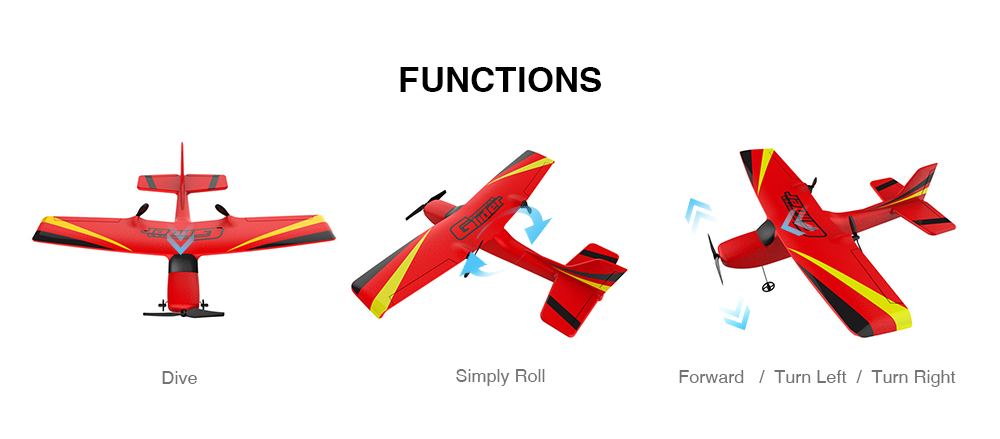 Z50 EPP 2CH Built-in 6-axis Gyroscope Fixed Wing RC Airplane Z50 EPP 2CH Built-in 6-axis Gyroscope Fixed Wing RC Airplane