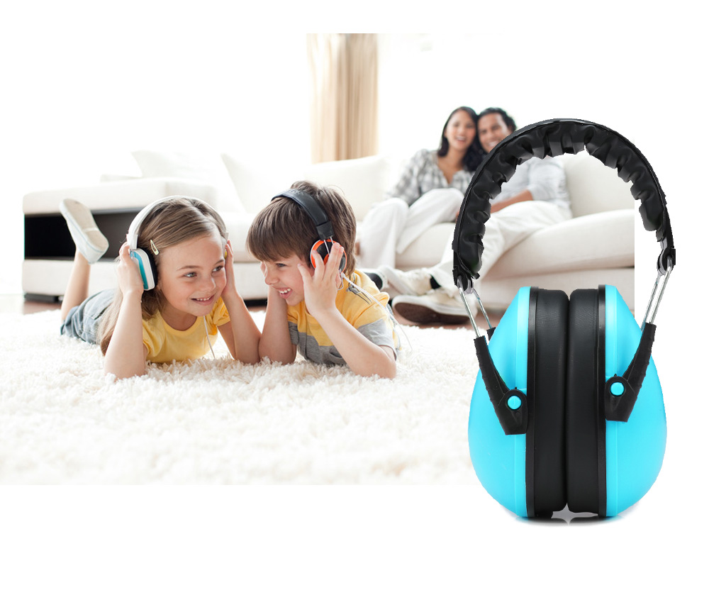 Baby Soundproof Hearing Protection Adjustable Noise Reduction Earmuffs