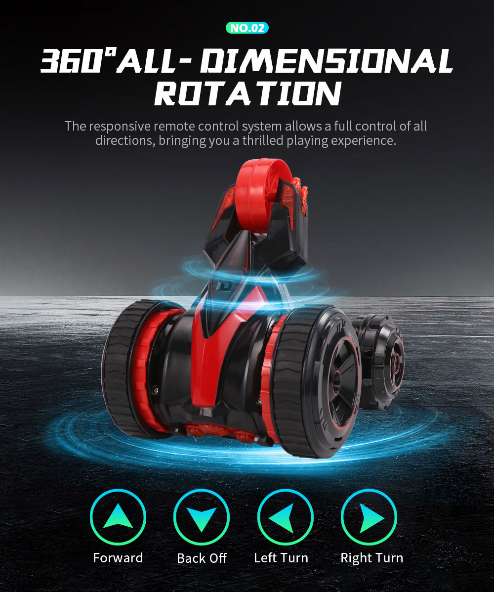 JJRC Q49 Acro Cool Light 360-degree Rotation One Key Transform Stunt RC Car JJRC Q49 Acro Cool Light 360-degree Rotation One Key Transform Stunt RC Car