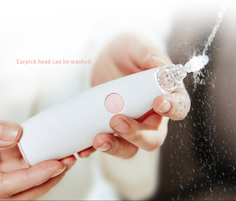 Penguin Shape Electric Glowing Ear Spoon Penguin Shape Electric Glowing Ear Spoon