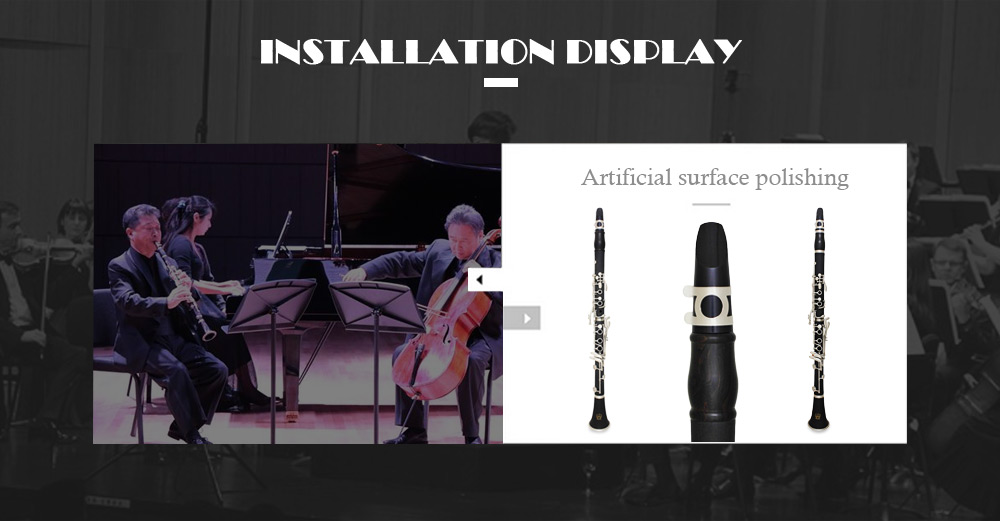 IRIN Natural Ebony Clarinet Tuning Tube Musical Instrument Accessory IRIN Natural Ebony Clarinet Tuning Tube Musical Instrument Accessory