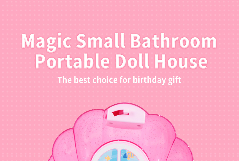 DIY Foldable Magic Small Bathroom Portable Doll House DIY Foldable Magic Small Bathroom Portable Doll House
