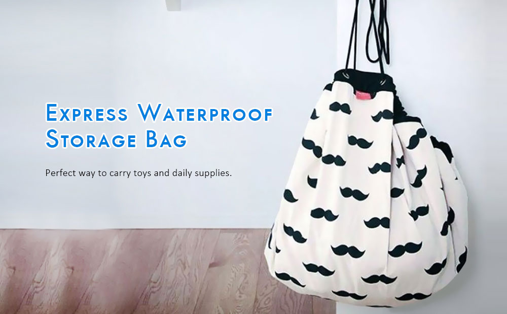 LETING Cute Pattern Children Toy Express Waterproof Picnic Crawl Storage Bag