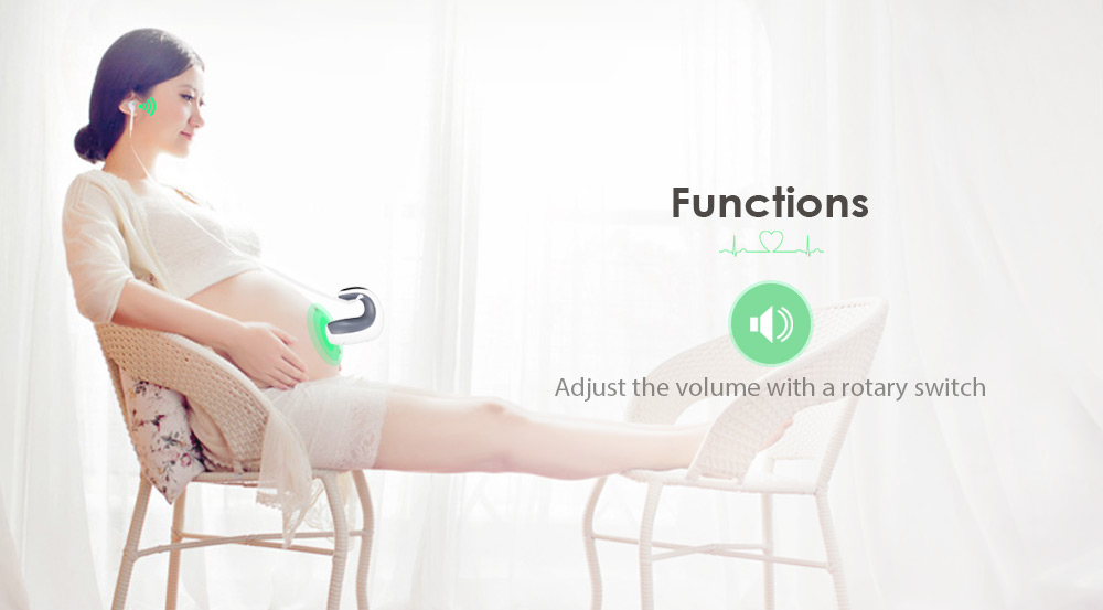 aCurio AF - 708D Ultrasound Doppler Radiation-free Fetal Heart Rate Monitor aCurio AF - 708D Ultrasound Doppler Radiation-free Fetal Heart Rate Monitor