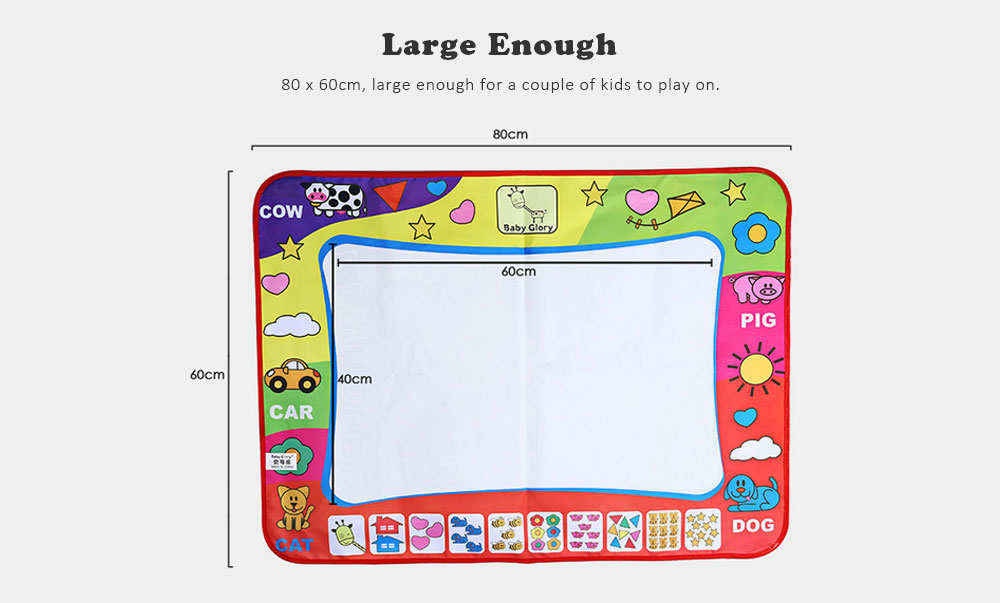 Children Doodle Drawing Toys 1 Painting Mat + 2 Water Drawing Pen Children Doodle Drawing Toys 1 Painting Mat + 2 Water Drawing Pen