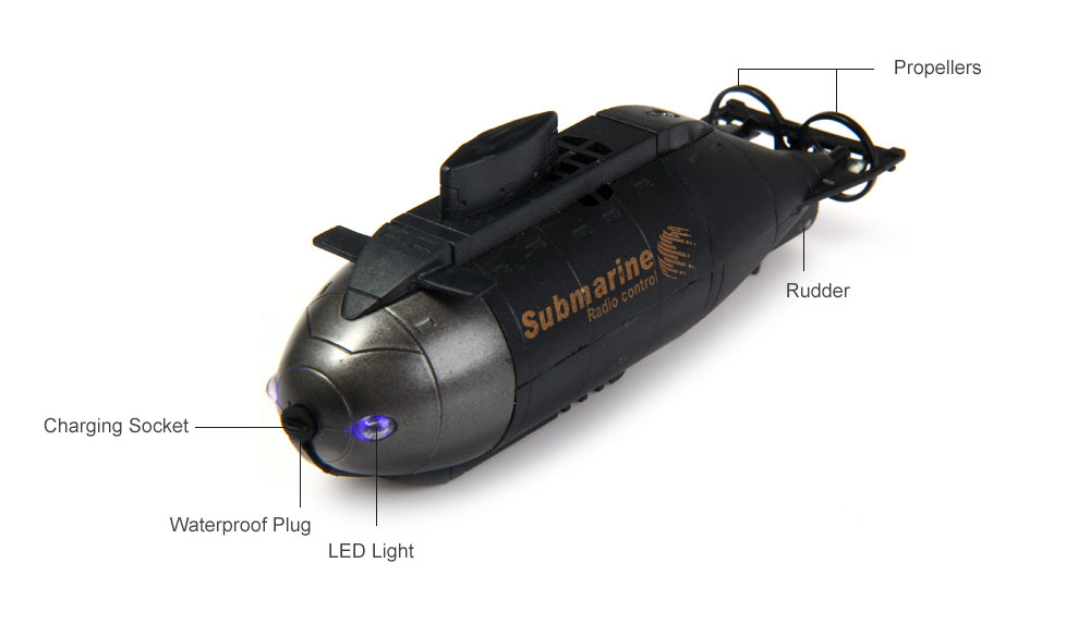 AEOFUN 777 - 216 Wireless 40MHz Remote Control Mini Submarine Pigboat Model Toy AEOFUN 777 - 216 Wireless 40MHz Remote Control Mini Submarine Pigboat Model Toy