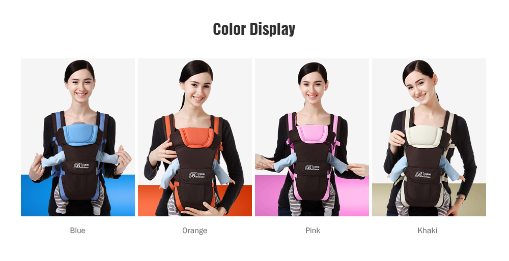 Bethbear Multifunctional Ventilate Adjustable Buckle Mesh Wrap Baby Carrier Backpack Bethbear Multifunctional Ventilate Adjustable Buckle Mesh Wrap Baby Carrier Backpack