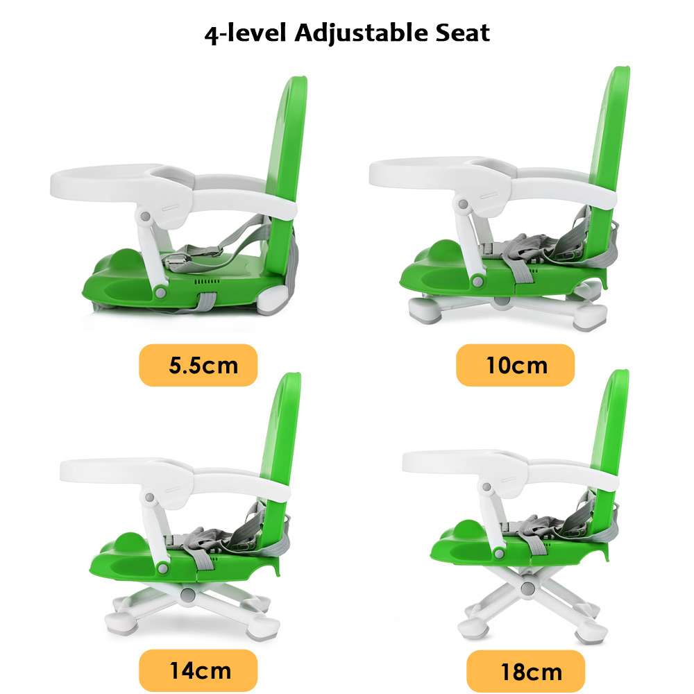 Aricare ACE1013 Baby Booster Seat High Chair Foldable Detachable Tray