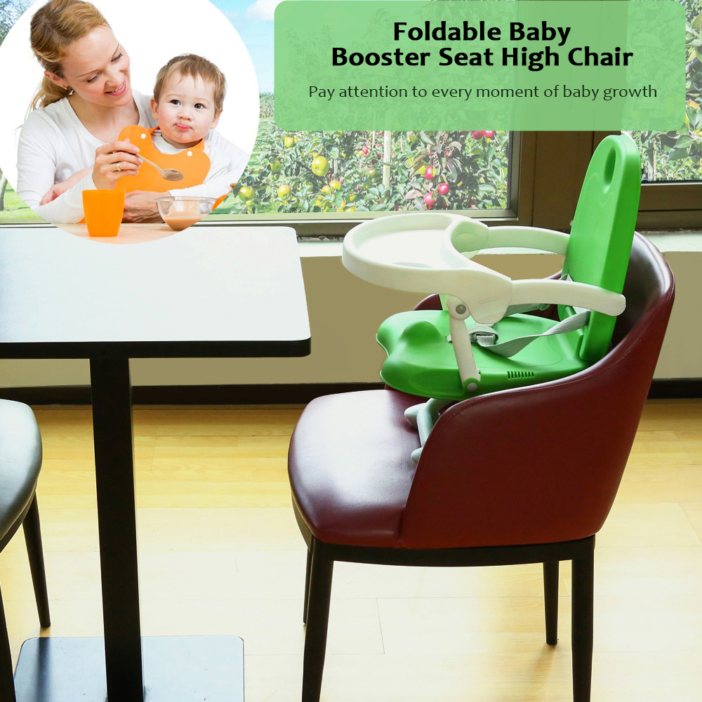 Aricare ACE1013 Baby Booster Seat High Chair Foldable Detachable Tray