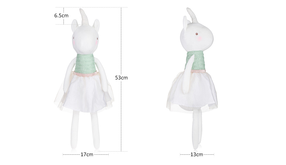 53CM Cute Plush Toy Unicorn Doll Children Birthday Gift