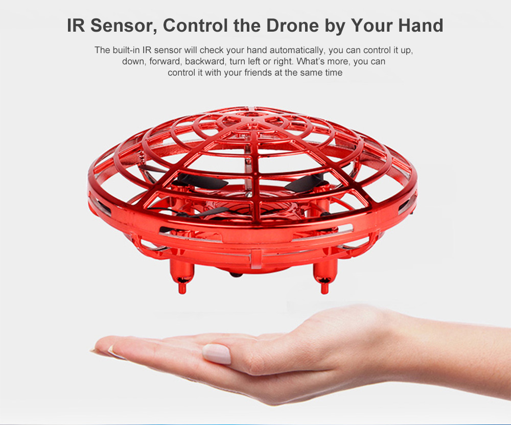 HXB - 003R Induction RC Drone Altitude Hold Obstacle Avoidance High / Low Speed 3D Flip Quadcopter