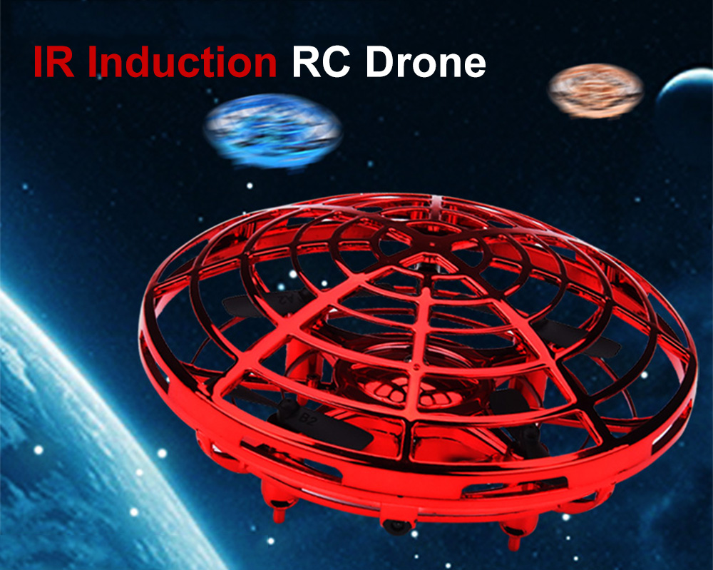 HXB - 003R Induction RC Drone Altitude Hold Obstacle Avoidance High / Low Speed 3D Flip Quadcopter