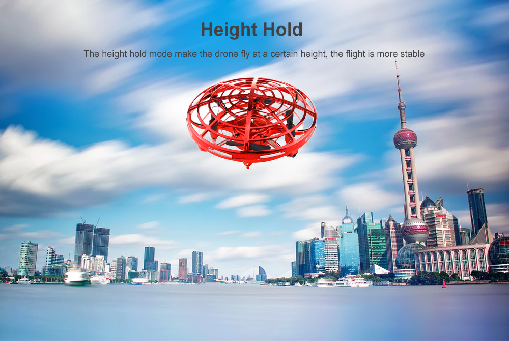 HXB - 003R Induction RC Drone Altitude Hold Obstacle Avoidance High / Low Speed 3D Flip Quadcopter