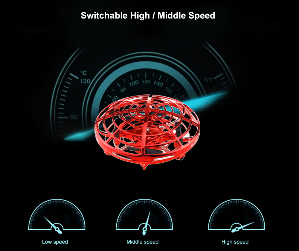 HXB - 003R Induction RC Drone Altitude Hold Obstacle Avoidance High / Low Speed 3D Flip Quadcopter