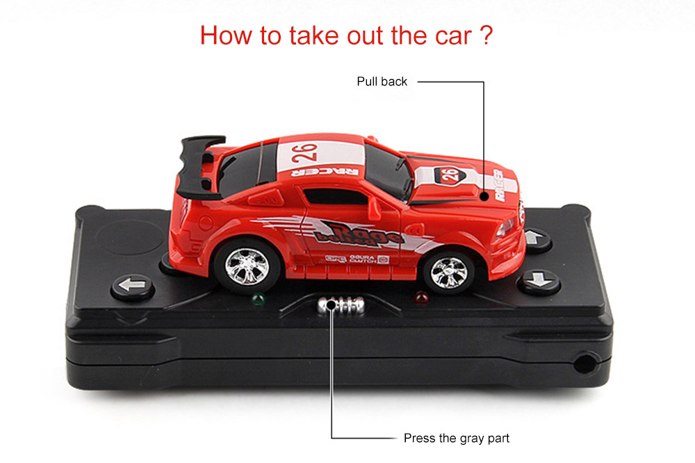 1/63 Mini RC High-speed Drifting Off-road Car Pull-ring Can Toy Gift for Children 1/63 Mini RC High-speed Drifting Off-road Car Pull-ring Can Toy Gift for Children