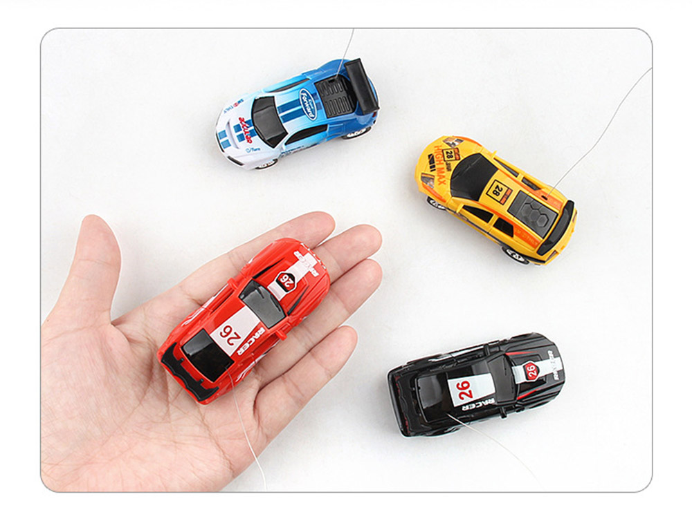 1/63 Mini RC High-speed Drifting Off-road Car Pull-ring Can Toy Gift for Children