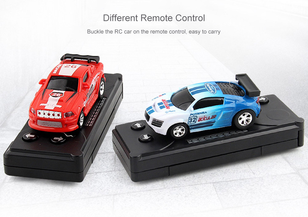 1/63 Mini RC High-speed Drifting Off-road Car Pull-ring Can Toy Gift for Children