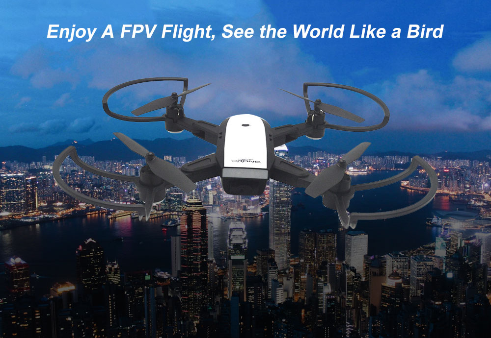 LH - X28WF - GPS 1080P WiFi FPV RC Drone - RTF Altitude Hold Waypoint Point of Interest Follow One Key Return Quadcopter