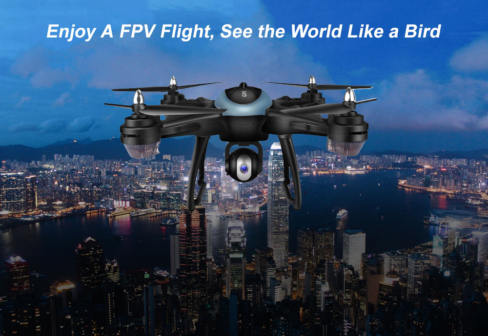 LH - X38GWF - BS GPS WiFi FPV RC Drone - RTF Altitude Hold Waypoint Point of Interest Follow One Key Return Quadcopter LH - X38GWF - BS GPS WiFi FPV RC Drone - RTF Altitude Hold Waypoint Point of Interest Follow One Key Return Quadcopter